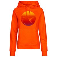 HANDGEDRUCKT "Kolibri" Frauen Hoody Neutral