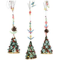 CERAMICdesign Windspiel Glocken aus Keramik (Weihnachsedition)