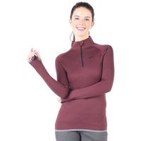 Woolona Langarmshirt - LORICA - 100% Merinowolle (Zip)