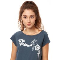 FellHerz Damen T-Shirt Catlove aus 100% Biobaumwolle & Handbedruckt