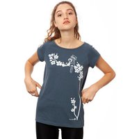 FellHerz Damen T-Shirt Catlove aus 100% Biobaumwolle & Handbedruckt