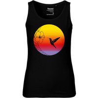 HANDGEDRUCKT "Kolibri" Frauen Tank Top Neutral