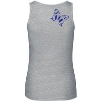 HANDGEDRUCKT "Tagpfauenauge 01" Frauen Tank Top Neutral