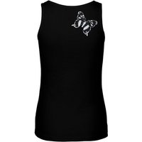 HANDGEDRUCKT "Tagpfauenauge 01" Frauen Tank Top Neutral