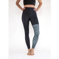 Arctic Flamingo Blickdichte Yoga Leggings, High Waist Damen Yoga Hose aus 78% ECONYL® regeneriertem Nylon