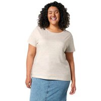 YTWOO Damen-Scoop-Neck-T-Shirt aus Bio-Baumwolle