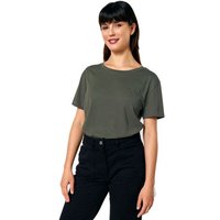 YTWOO Damen-Scoop-Neck-T-Shirt aus Bio-Baumwolle
