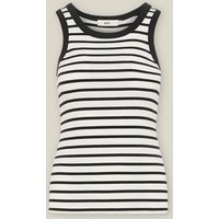 WOTE Damen geripptes Streifen-Tanktop New Shape aus Bio-Baumwolle
