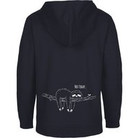 HANDGEDRUCKT "Not Today" Kinder Zip Hoody Neutral