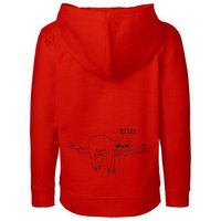 HANDGEDRUCKT "Not Today" Kinder Zip Hoody Neutral