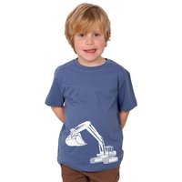 HANDGEDRUCKT "Bagger" Unisex Kinder T-Shirt Earth Positive