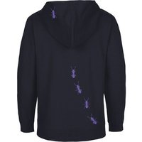 HANDGEDRUCKT "Ameisen" Kinder Zip Hoody Neutral