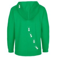 HANDGEDRUCKT "Ameisen" Kinder Zip Hoody Neutral