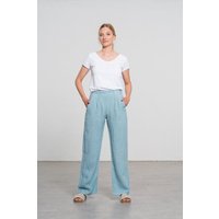Feuervogl fv-Fre:ya | High Waist | Straight Relaxed | Side Zip | Linen