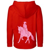 HANDGEDRUCKT "Galopp" Kinder Zip Hoody Neutral