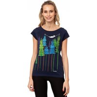 FellHerz Damen T-Shirt Wood Girl aus 100% Biobaumwolle