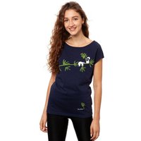 FellHerz Damen Raglan T-Shirt Faultier aus 100% Biobaumwolle