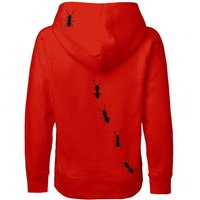 HANDGEDRUCKT "Ameisen" Kinder Hoody Neutral