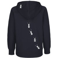 HANDGEDRUCKT "Ameisen" Kinder Hoody Neutral