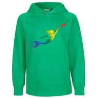 HANDGEDRUCKT "Meerjungfrau" Kinder Hoody Neutral