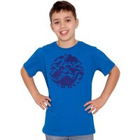 HANDGEDRUCKT "Dinos" Unisex Kinder T-Shirt Earth Positive