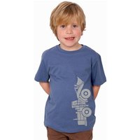 HANDGEDRUCKT "Radlader 02" Unisex Kinder T-Shirt Earth Positive