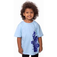 HANDGEDRUCKT "Radlader 02" Unisex Kinder T-Shirt Earth Positive