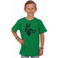 HANDGEDRUCKT "Reineke Fuchs" Unisex Kinder T-Shirt Earth Positive