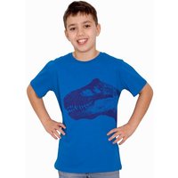 HANDGEDRUCKT "T-Rex" Unisex Kinder T-Shirt Earth Positive