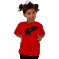 HANDGEDRUCKT "Weißkopfseeadler" Unisex Kinder T-Shirt Earth Positive
