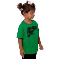 HANDGEDRUCKT "Weißkopfseeadler" Unisex Kinder T-Shirt Earth Positive