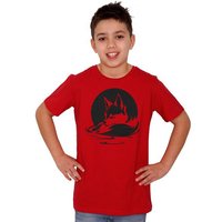 HANDGEDRUCKT "Wolf" Unisex Kinder T-Shirt Earth Positive