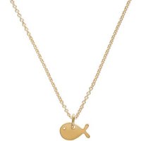 BELLYBIRD Jewellery Halskette - kleiner Fisch (Wal), Anhänger/ Silber/ Silber vergoldet