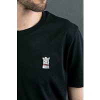sticknic T-Shirt mit Lama Motiv gestickt - Minimalistische Stickerei- Auch als Geschenk