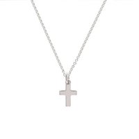 BELLYBIRD Jewellery Halskette - kleines Kreuz, Anhänger/ Silber/ Silber vergoldet