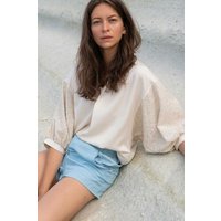 WiDDA berlin Statementbluse MAVA natur aus TENCEL® und Leinen