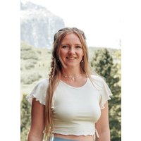 Vivien Joy Farrah Crop T-shirt mit Schmetterlingsärmel
