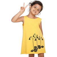"Moosglöckchen" Kinder Biokleidchen HANDGEDRUCKT