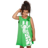 "Stefanie la Girafe" Kinder Biokleidchen HANDGEDRUCKT