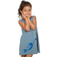 "Meerjungfrau" Kinder Biokleidchen HANDGEDRUCKT