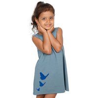 "Schmetterlinge" Kinder Biokleidchen HANDGEDRUCKT
