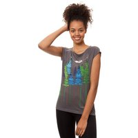 FellHerz Damen T-Shirt Wood Girl aus 100% Biobaumwolle