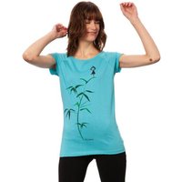 FellHerz Damen T-Shirt Yogamädchen aus 100% Biobaumwolle