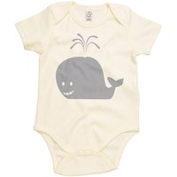 HANDGEDRUCKT "Wal" Baby Body Earth Positive