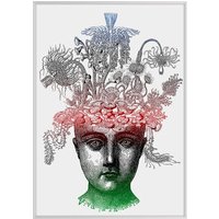 HANDGEDRUCKT "Viva la Fantasia" A2 Hand-Siebdruck-Poster