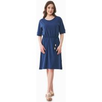 ORGANICATION Jerseykleid aus Bio-Baumwolle und Leinen
