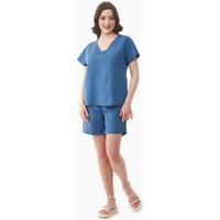 ORGANICATION Shorts aus TENCEL Lyocell und Leinen