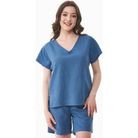 ORGANICATION Bluse aus TENCEL Lyocell und Leinen