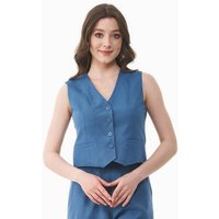 ORGANICATION Weste aus TENCEL Lyocell und Leinen