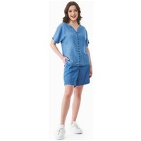 ORGANICATION Shorts aus TENCEL Lyocell in Denim-Optik